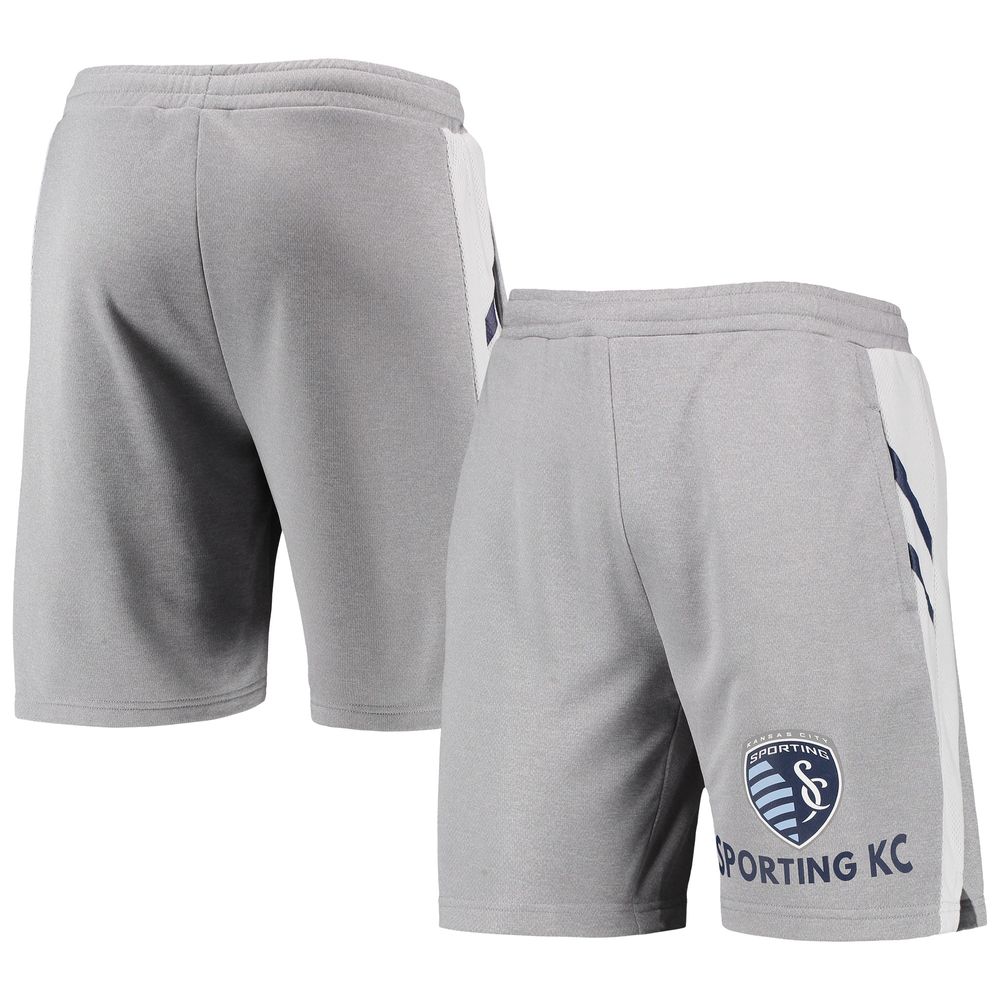 Men's Concepts Sport Gray Sporting Kansas City Stature Shorts