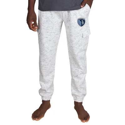 Sporting Kansas City Concepts Sport Alley Fleece Cargo Pants - White/Gray