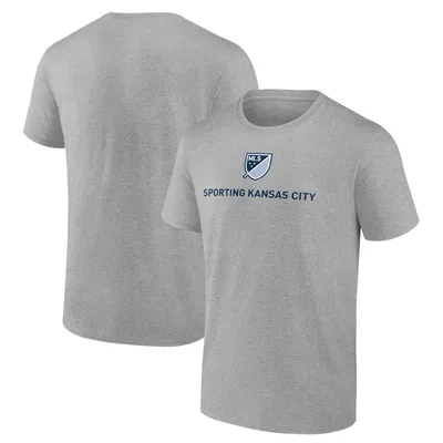 Sporting Kansas City Fanatics Branded Shielded T-Shirt - Heather Gray