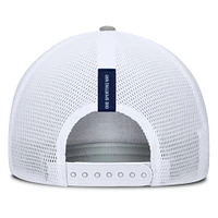Casquette ajustable Fanatics Heather Grey Sporting Kansas City Low Block Trucker pour homme