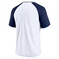 T-shirt raglan Fanatics Navy Sporting Kansas City Attacker pour hommes