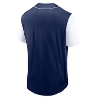 Men's Fanatics Navy Sporting Kansas City Balance Fashion Baseball Jersey