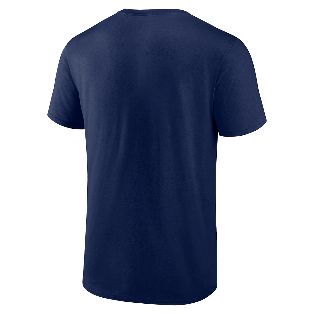 Men's Fanatics Navy Sporting Kansas City Fundamentals T-Shirt