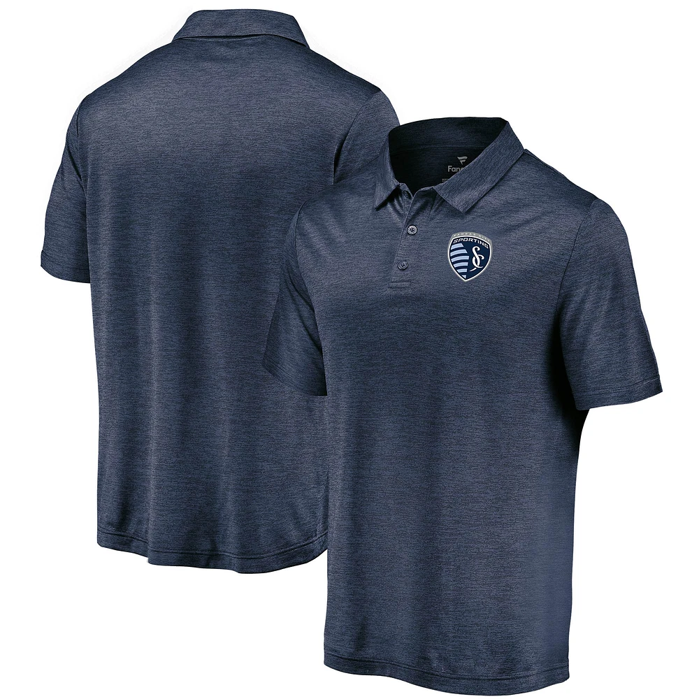 Polo Fanatics Sporting Kansas City Poly pour hommes bleu marine