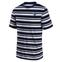 Men's Fanatics Navy Sporting Kansas City Shot Clock Stripe T-Shirt