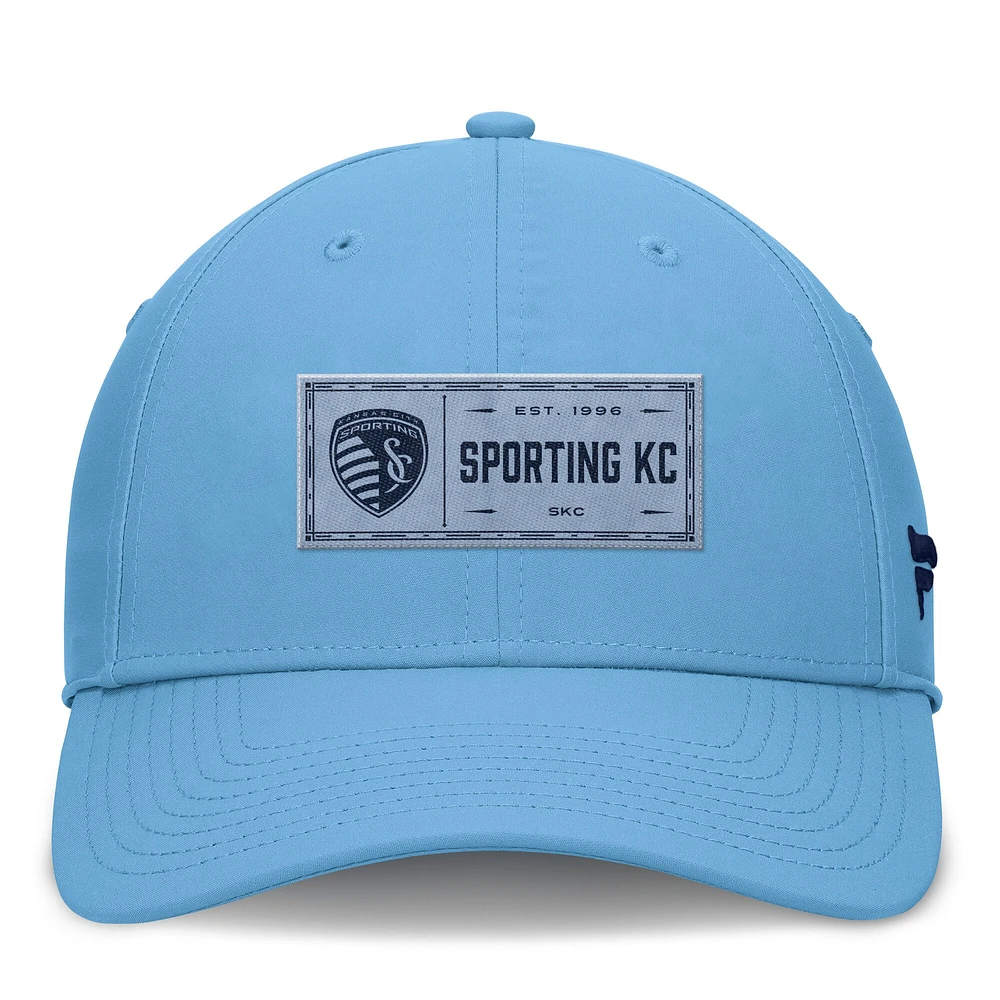 Men's Fanatics Sky Blue Sporting Kansas City Banner Flex Hat