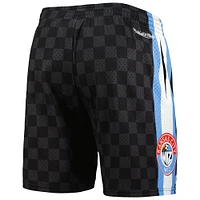 Men's Mitchell & Ness Black Sporting Kansas City Mesh Shorts