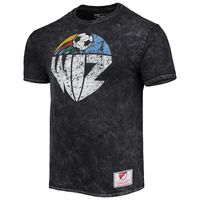 Men's Mitchell & Ness Sky Black Kansas City Wiz Since '96 Tie-Dye T-Shirt