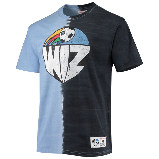 Haut tie-dye vertical Sporting Kansas City bleu ciel Mitchell & Ness pour homme