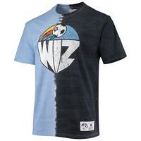 Men's Mitchell & Ness Sky Blue Kansas City Wiz Vertical Tie-Dye Top