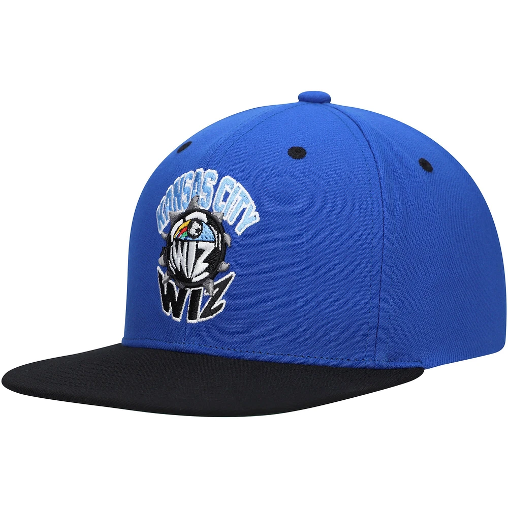 Men's Mitchell & Ness Sky Blue Sporting Kansas City Breakthrough Snapback Hat