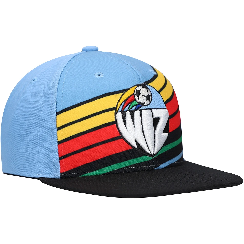 Men's Mitchell & Ness Sky Blue Sporting Kansas City Jersey Hook Snapback Hat