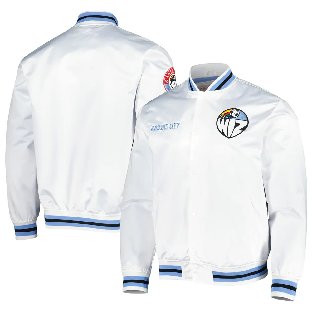 Mitchell & Ness Men's White St. Louis Cardinals City Collection Satin  Full-snap Varsity Jacket