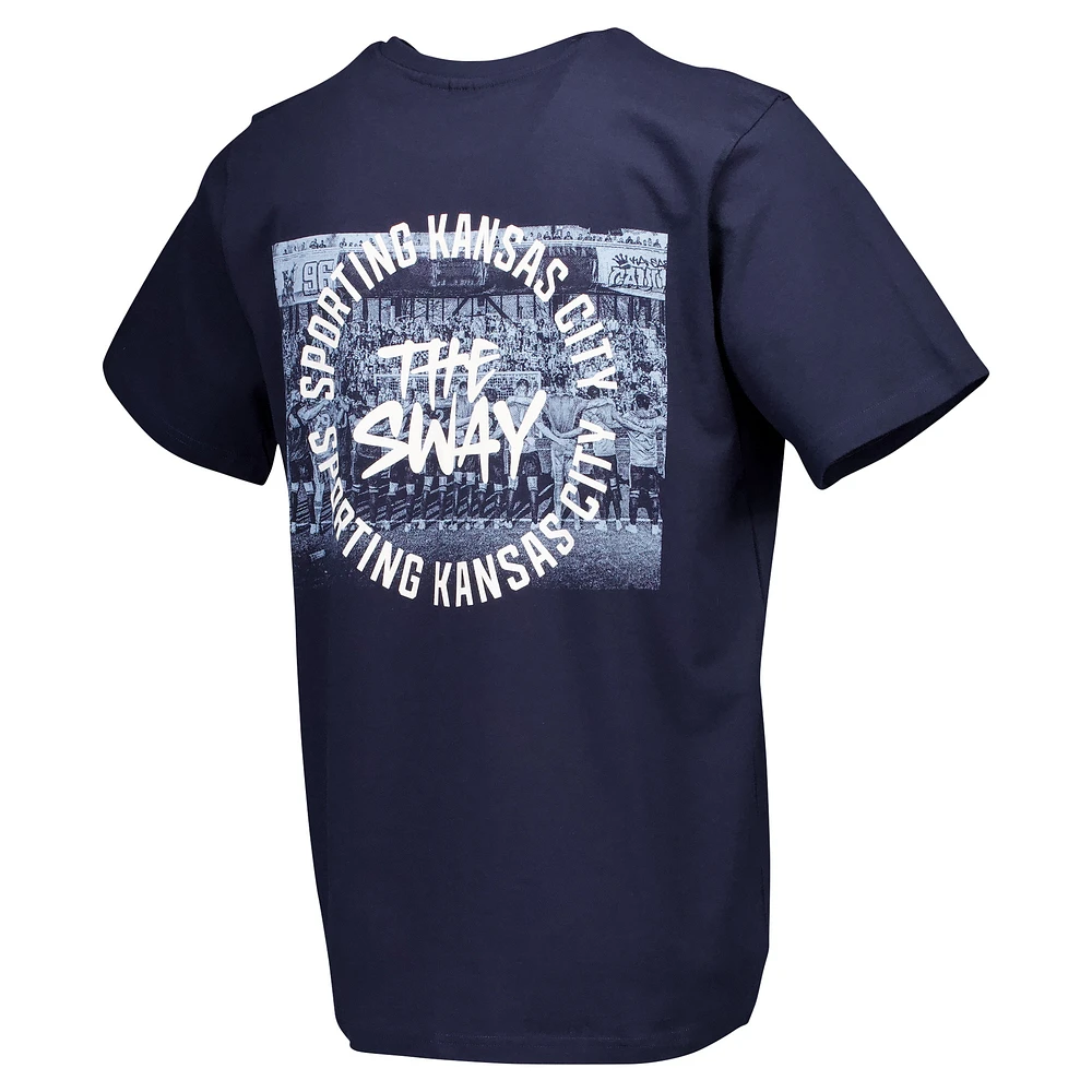 Men's Navy Sporting Kansas City Street Heavy Relaxed T-Shirt