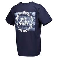 T-shirt décontracté épais Sporting Kansas City Street pour hommes, bleu marine