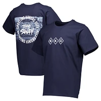 T-shirt décontracté épais Sporting Kansas City Street pour hommes, bleu marine