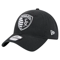 Men's New Era  Black Sporting Kansas City 2025 Kickoff 9TWENTY Adjustable Hat