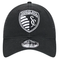 Men's New Era  Black Sporting Kansas City 2025 Kickoff 9TWENTY Adjustable Hat
