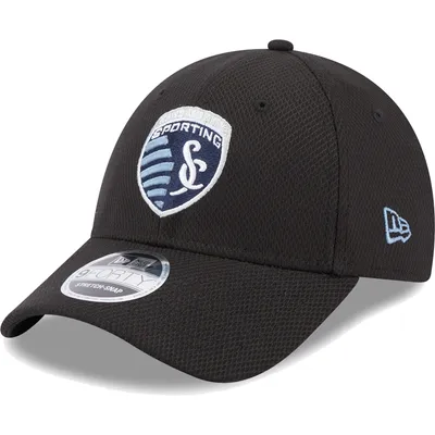 Sporting Kansas City New Era Basic 9FORTY Mesh Snapback Hat - Black