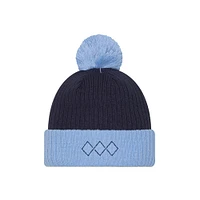 Men's New Era  Light Blue Sporting Kansas City 2025 Jersey Hook Cuffed Knit Hat with Pom