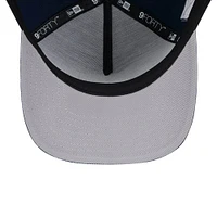 Casquette ajustable 9FORTY A-Frame New Era pour hommes, bleu marine, Sporting Kansas City 2024 Kick Off Collection