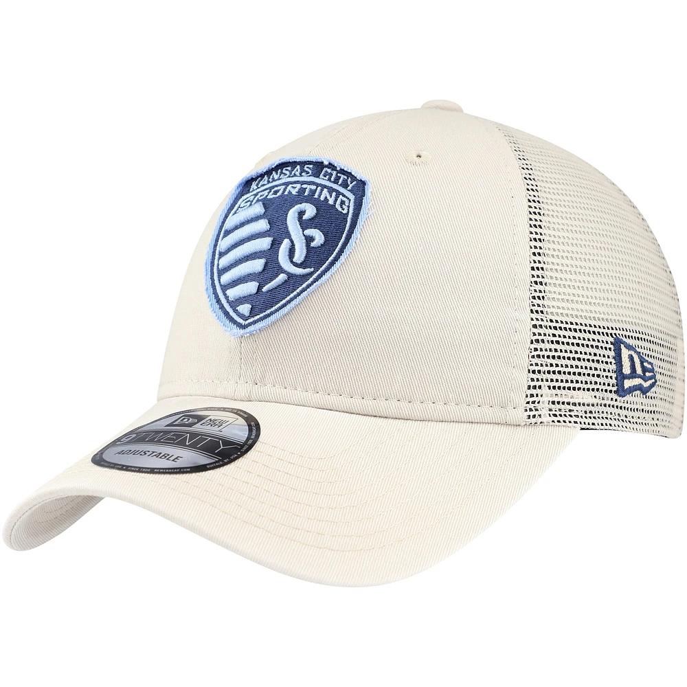 Casquette de camionneur réglable New Era Sporting Kansas City Game Day 9TWENTY pour hommes