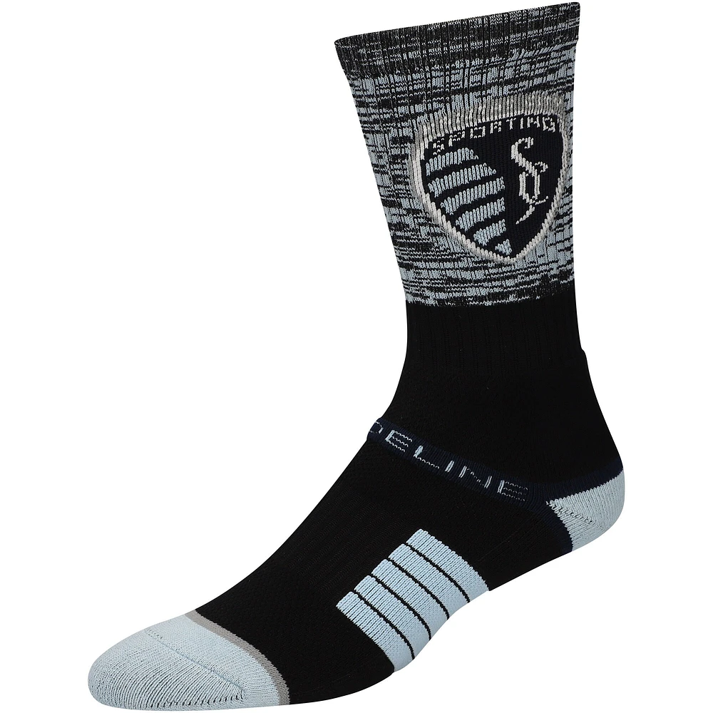 Men's Strideline Sporting Kansas City Premium 3-Pack Knit Crew Socks Set