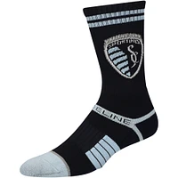 Men's Strideline Sporting Kansas City Premium 3-Pack Knit Crew Socks Set