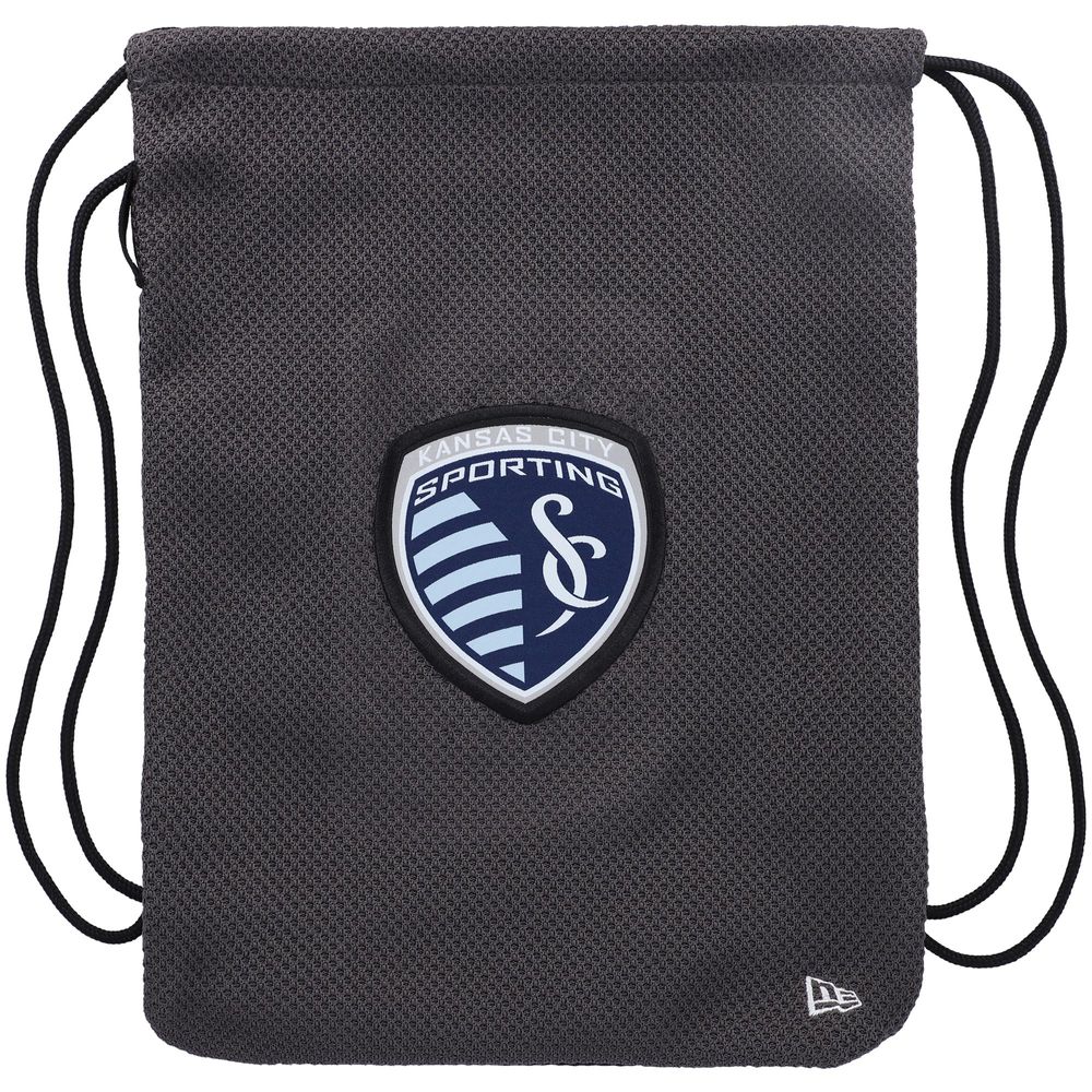 New Era Black Sporting Kansas City Kick Off Gym Sack