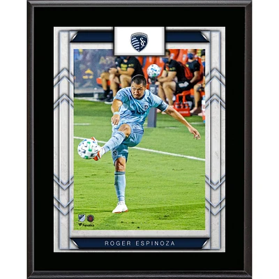 Plaque de joueur sublimée Roger Espinoza Sporting Kansas City 10,5" x 13"