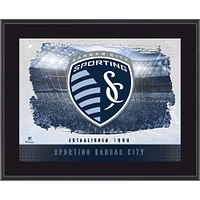 Sporting Kansas City 10.5" x 13" Sublimated Horizontal Team Logo Plaque
