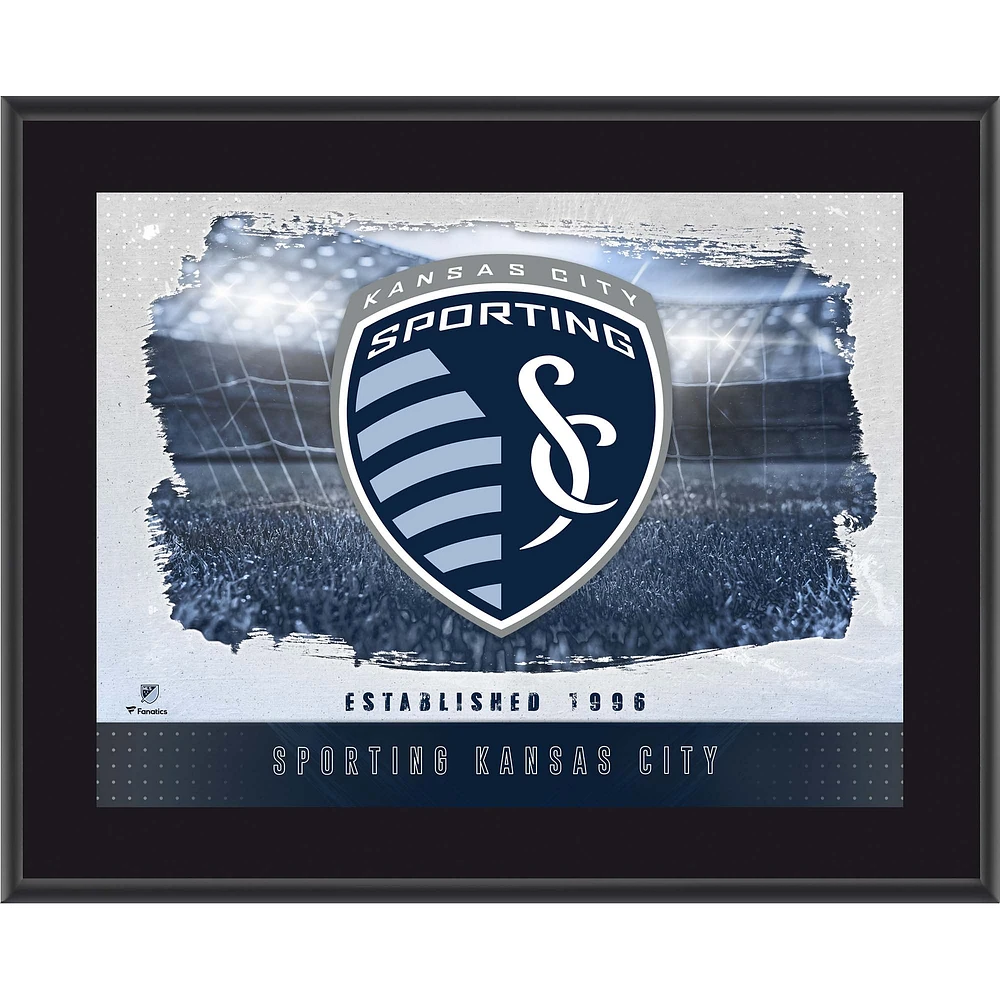 Sporting Kansas City 10.5" x 13" Sublimated Horizontal Team Logo Plaque