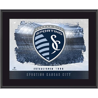Sporting Kansas City 10.5" x 13" Sublimated Horizontal Team Logo Plaque