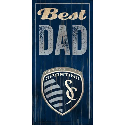 Sporting Kansas City 6'' x 12'' Best Dad Sign