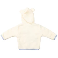 Toddler Sport Design Sweden  Cream Sporting Kansas City Tie-Breaker Teddy Full-Zip Hoodie