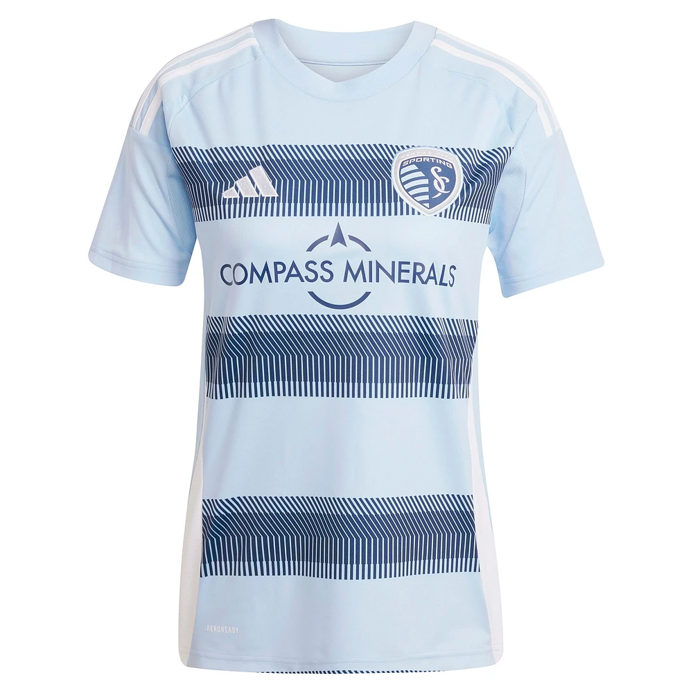 Women's adidas Erik Thommy Light Blue Sporting Kansas City 2025 One KC Replica Player Jersey