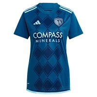 Women's adidas Johnny Russell Navy Sporting Kansas City 2024 Diamonds Our Forever Replica Player Jersey