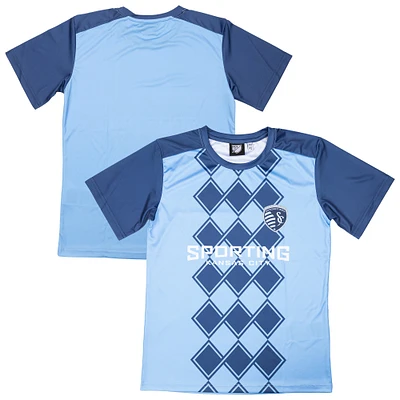 Youth Sport Design Sweden  Light Blue Sporting Kansas City Starting Lineup Home T-Shirt