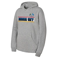 Youth  Heather Gray Sporting Kansas City 2024 Billboard Pullover Hoodie