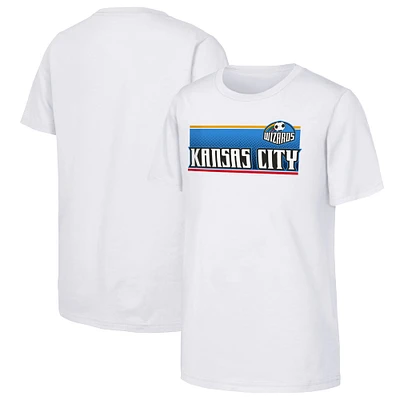 Youth White Sporting Kansas City 2024 Jersey Hook T-Shirt