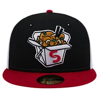 Men's New Era Black Springfield Cardinals Theme Night Cashew Chicken 59FIFTY Fitted Hat