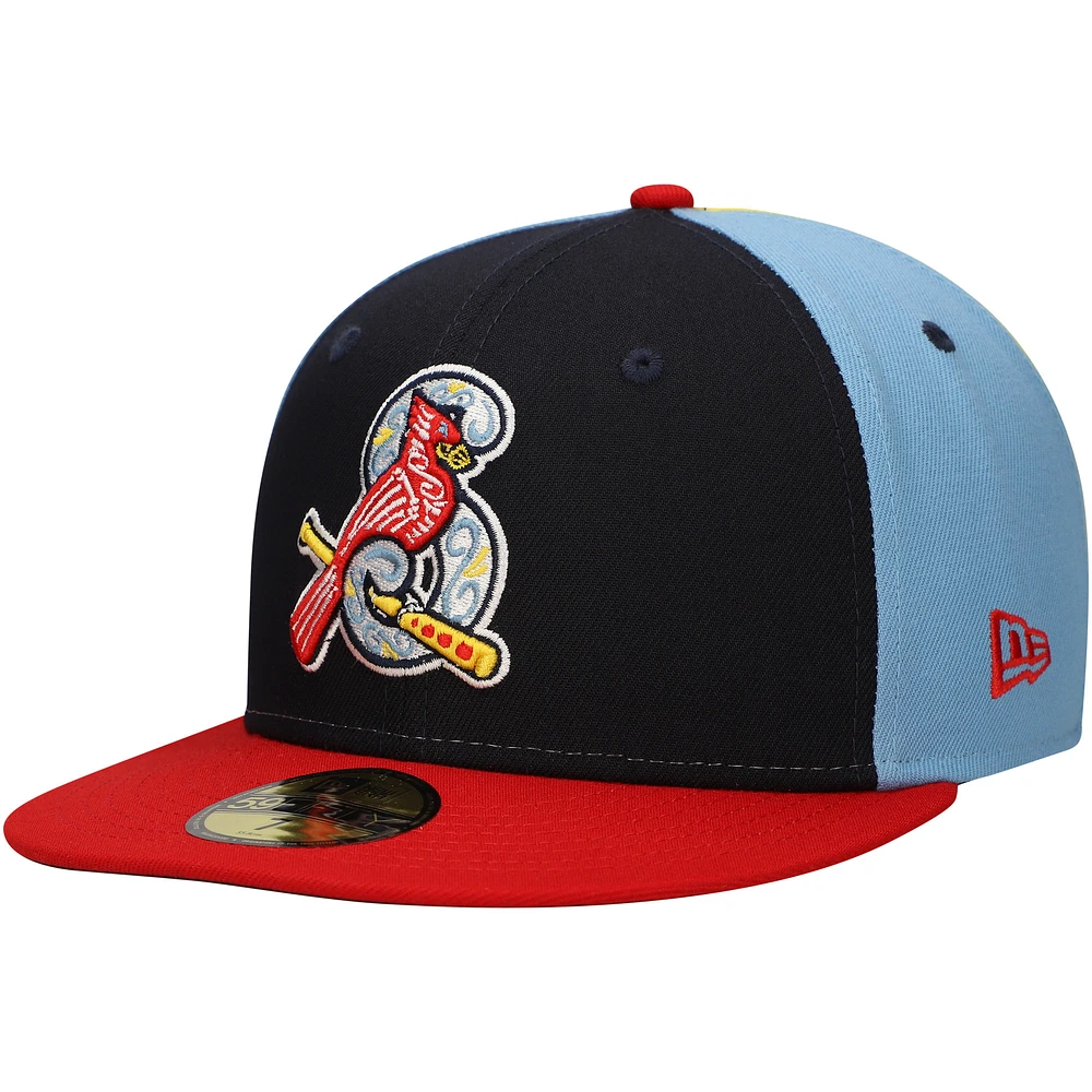 Men's New Era Navy Cardenales de Springfield Copa la Diversión 59FIFTY Fitted Hat