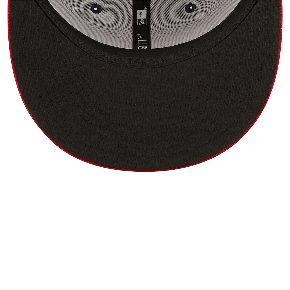 Men's New Era Navy Springfield Cardinals Authentic Collection 59FIFTY Fitted Hat