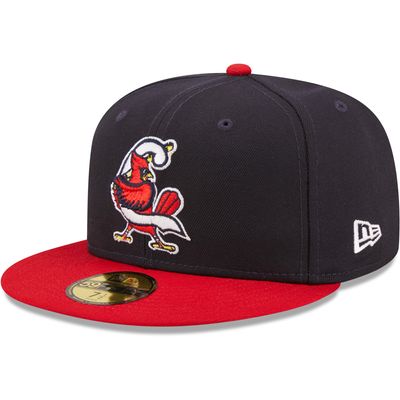 Men's New Era Navy Springfield Cardinals Authentic Collection 59FIFTY Fitted Hat