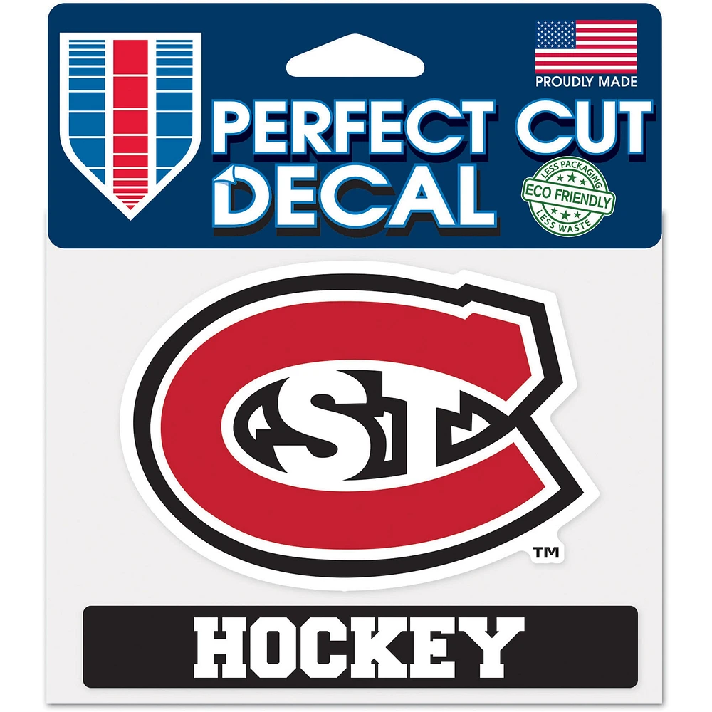 Décalcomanie WinCraft St. Cloud State Huskies 4'' x 5'' Perfect Cut