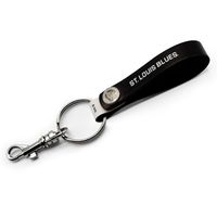 St. Louis Blues Personalized Leather Loop Keychain