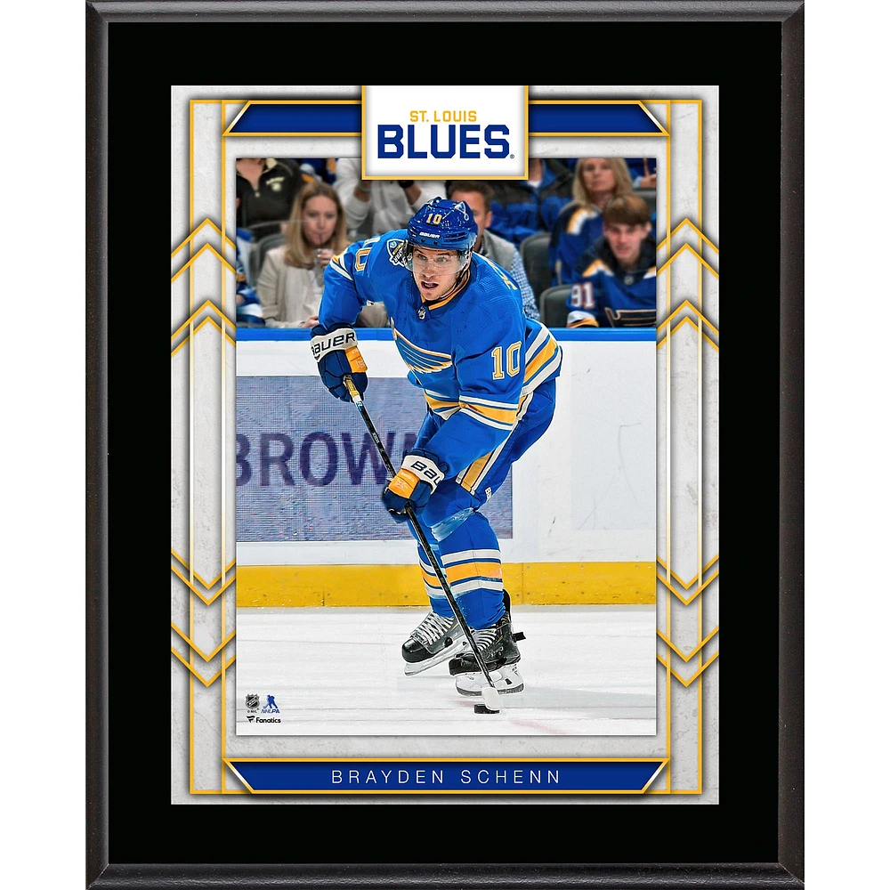 Brayden Schenn St. Louis Blues 10.5" x 13" Sublimated Player Plaque