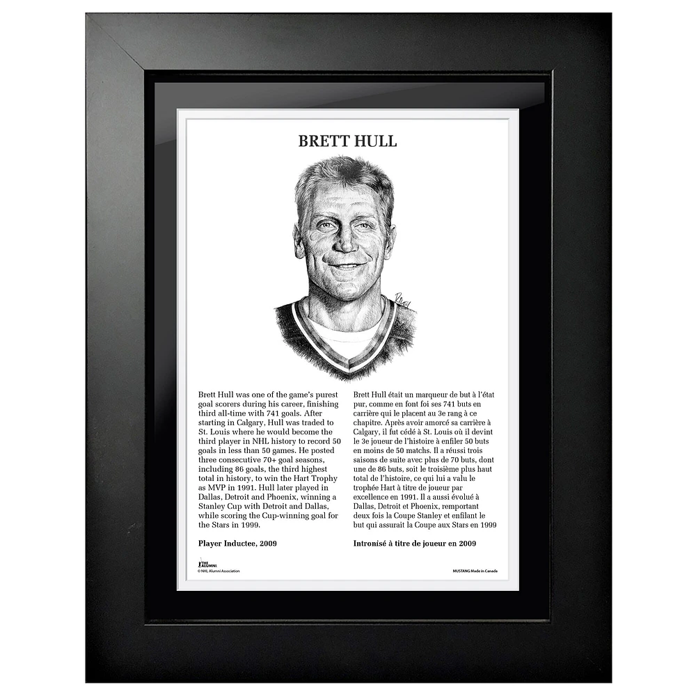Brett Hull St. Louis Blues - Legends Line 12'' x 16'' Photo encadrée