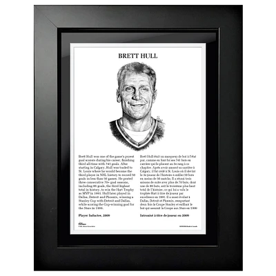 Brett Hull St. Louis Blues - Legends Line 12'' x 16'' Photo encadrée
