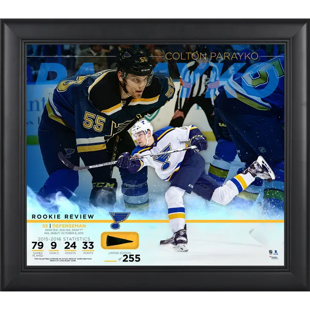 Jordan Binnington St. Louis Blues Framed 15 x 17 Rookie Review